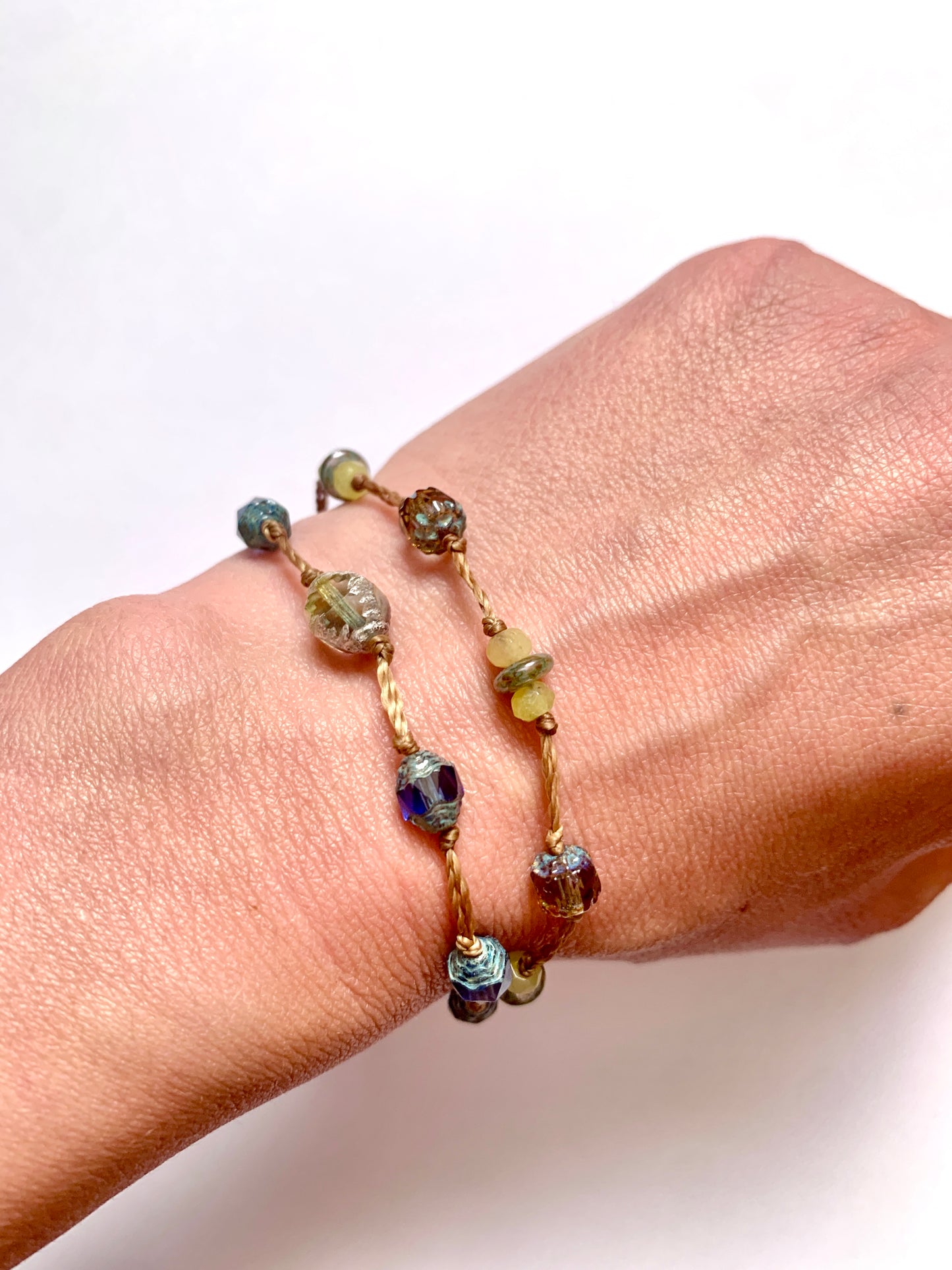 Bracelet vert lumière