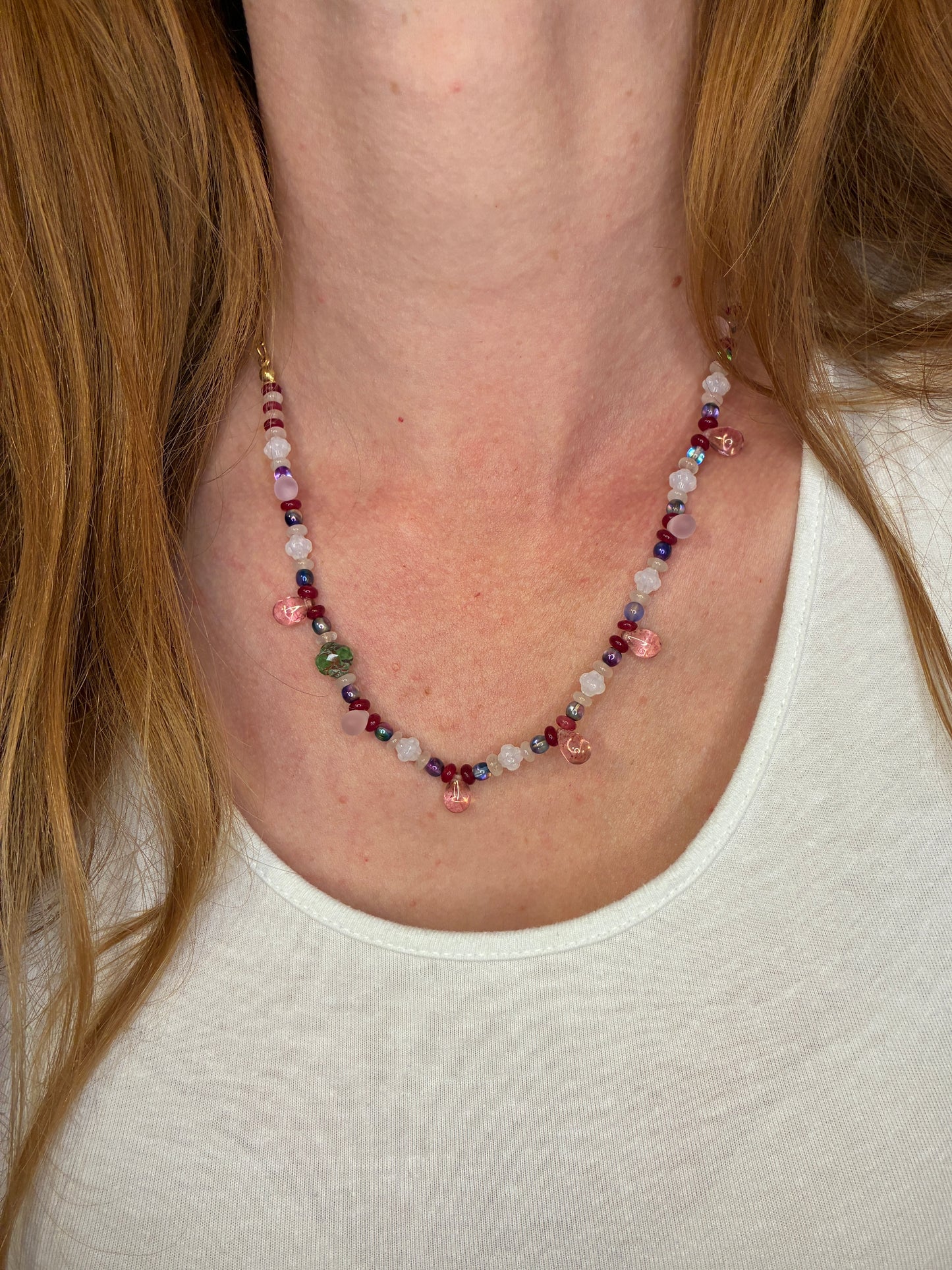 Collier Lady Dragée Rose