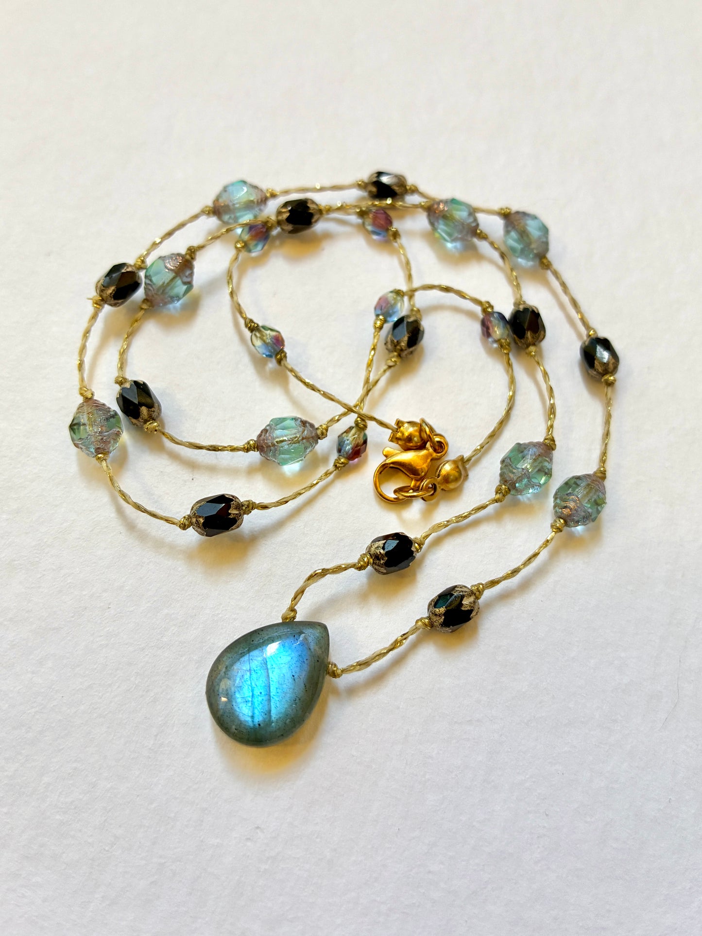 Collier Bleu de l’Escalet long