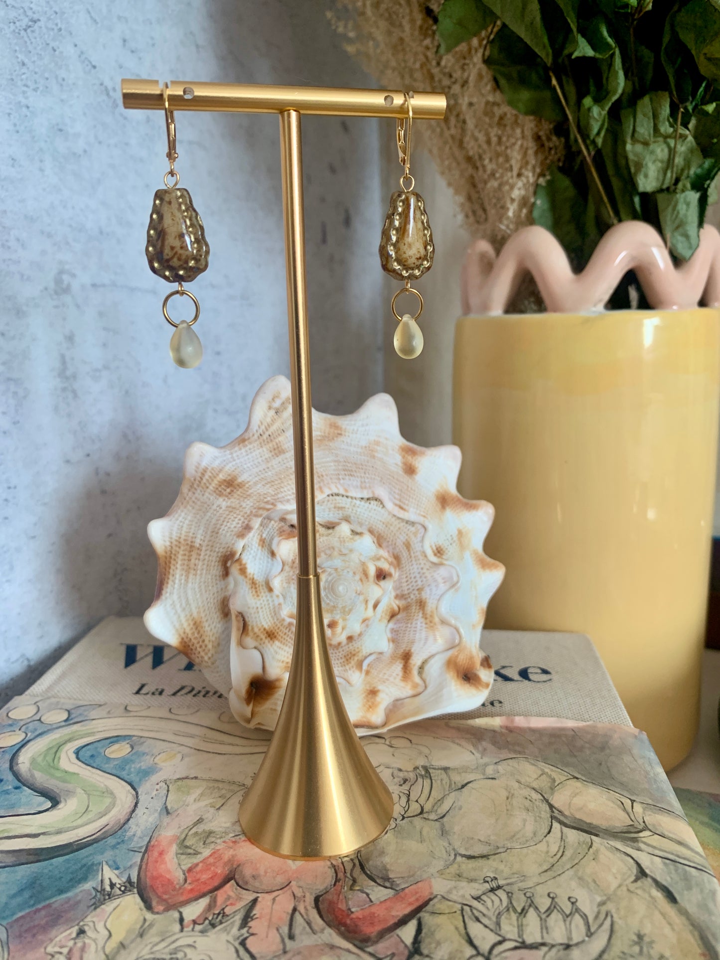 Boucles d’oreilles Dentelle de miel