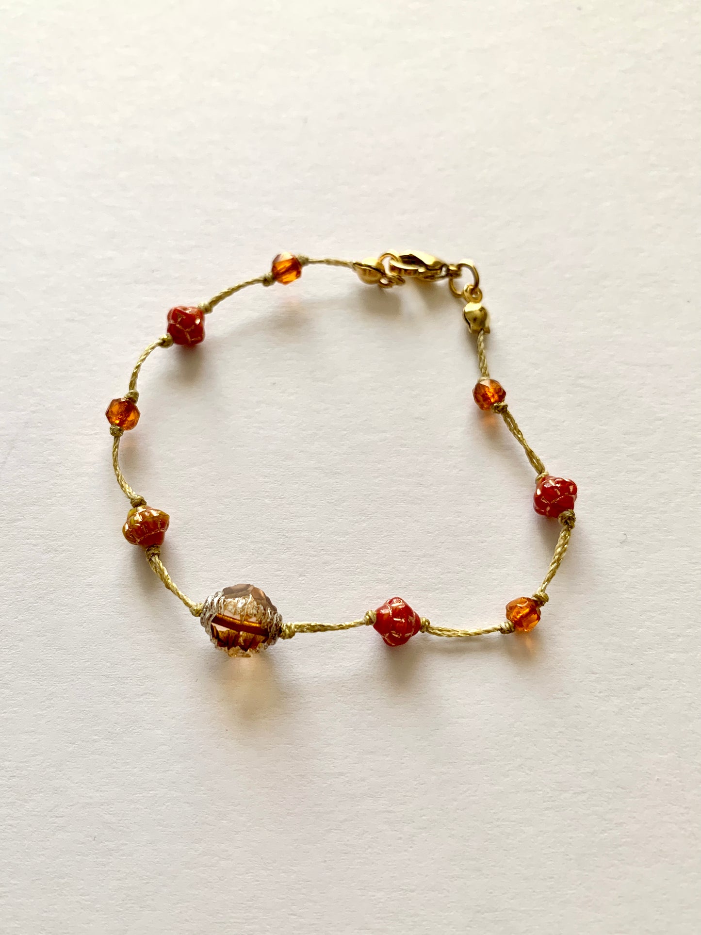 Bracelet Lanterne ambrée