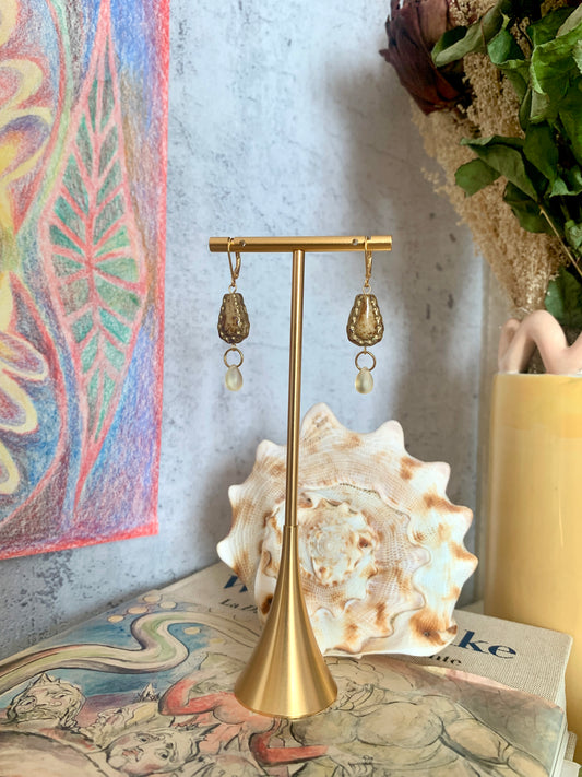 Boucles d’oreilles Dentelle de miel