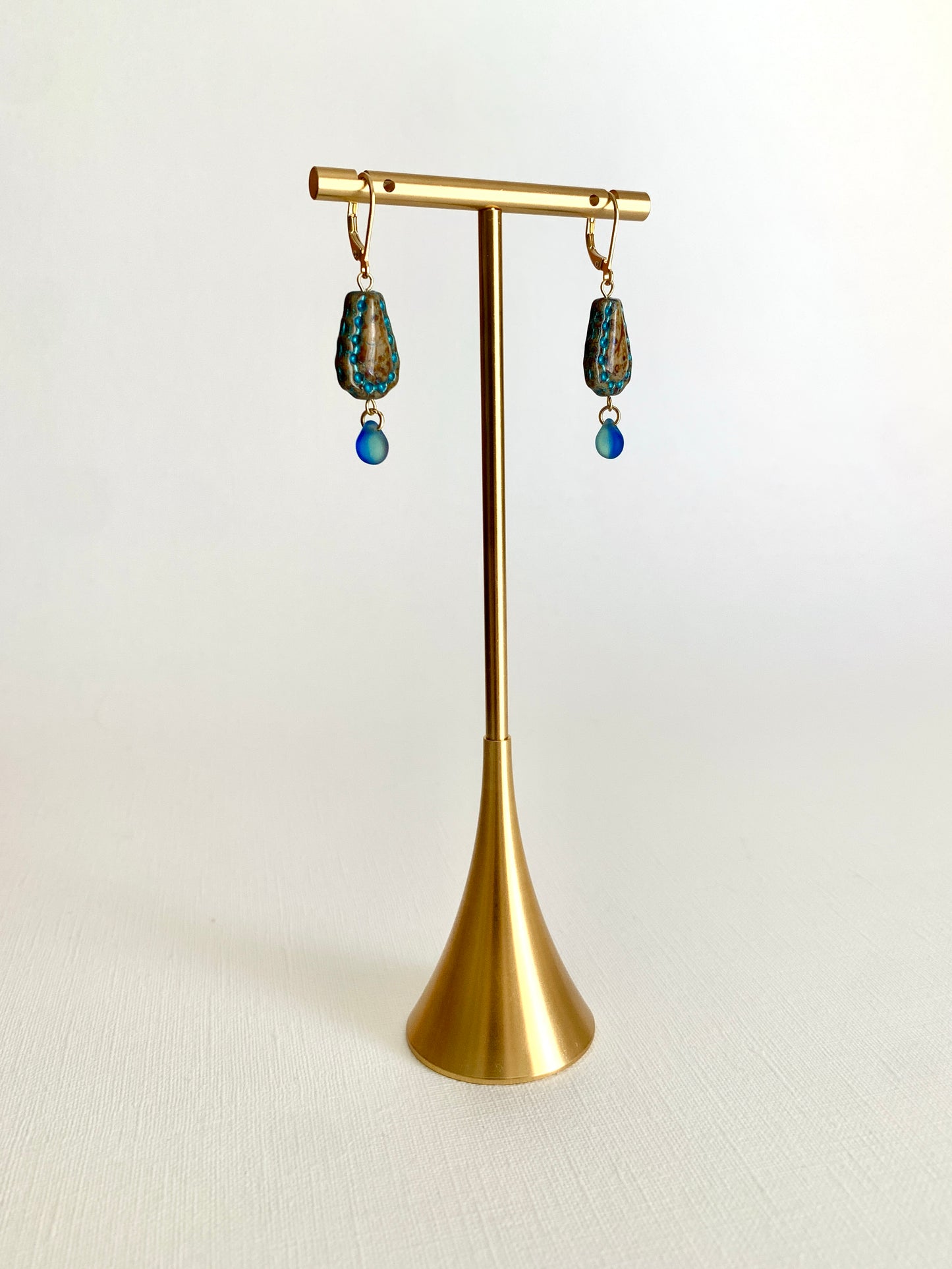 Boucles d’oreilles Larmes d’Azur