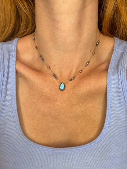 Collier Secret à cassis Or