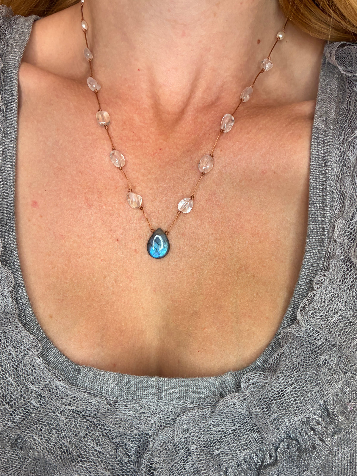 Collier Écume Azur