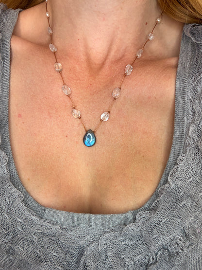Collier Écume Azur