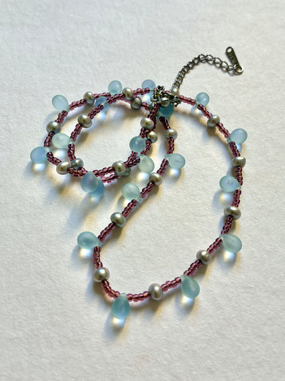 Collier Rêverie bleue