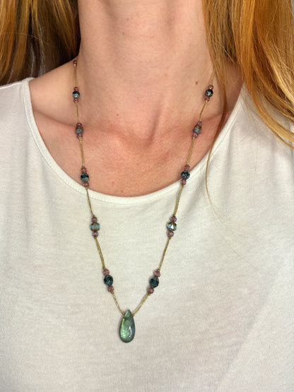 Collier Les galets bleus 1
