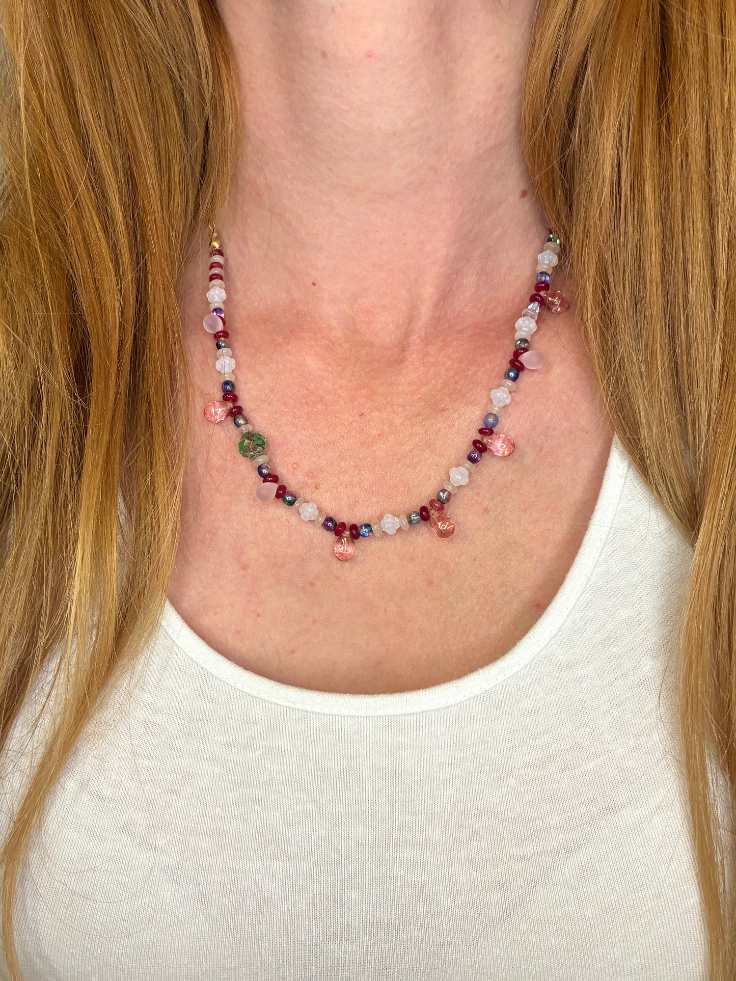 Collier Lady Dragée Rose