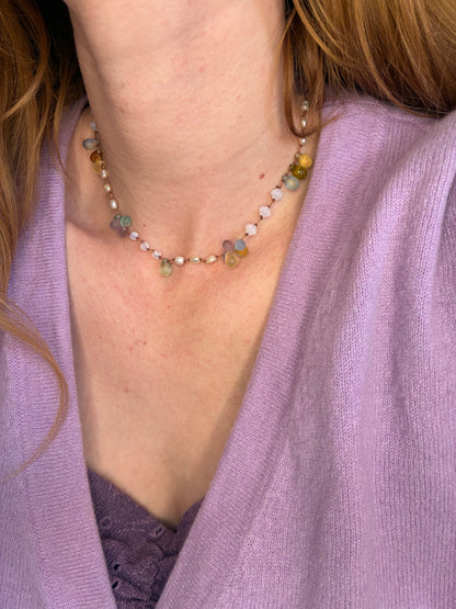 Collier Rosée de Printemps court