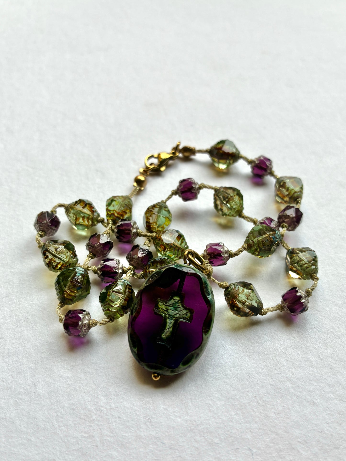 Collier Gardienne Pourpre