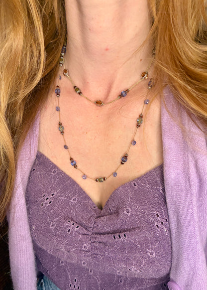 Collier Entre ciel et lavande