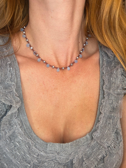 Collier Rêverie bleue