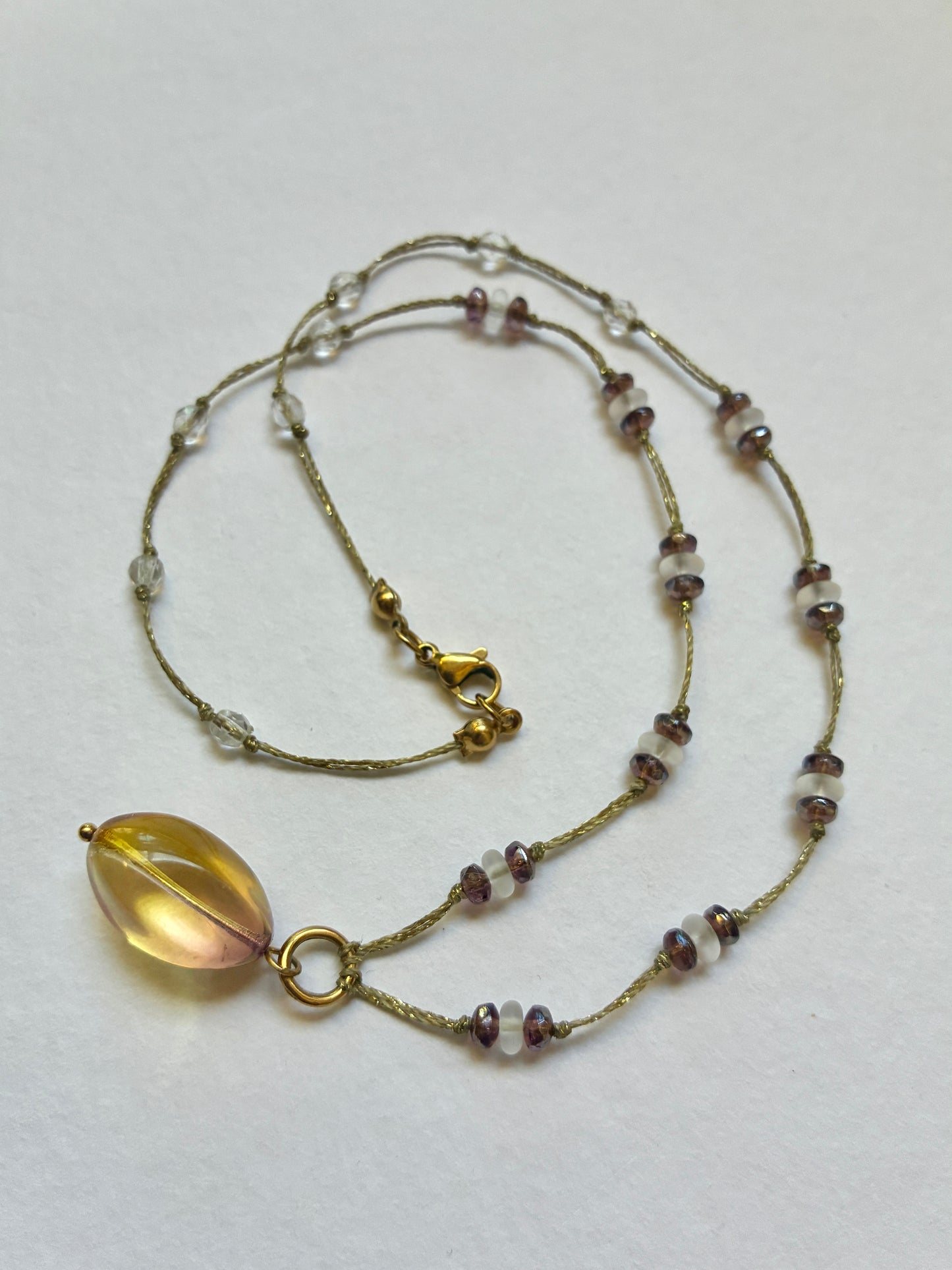 Collier L’heure Ambrée