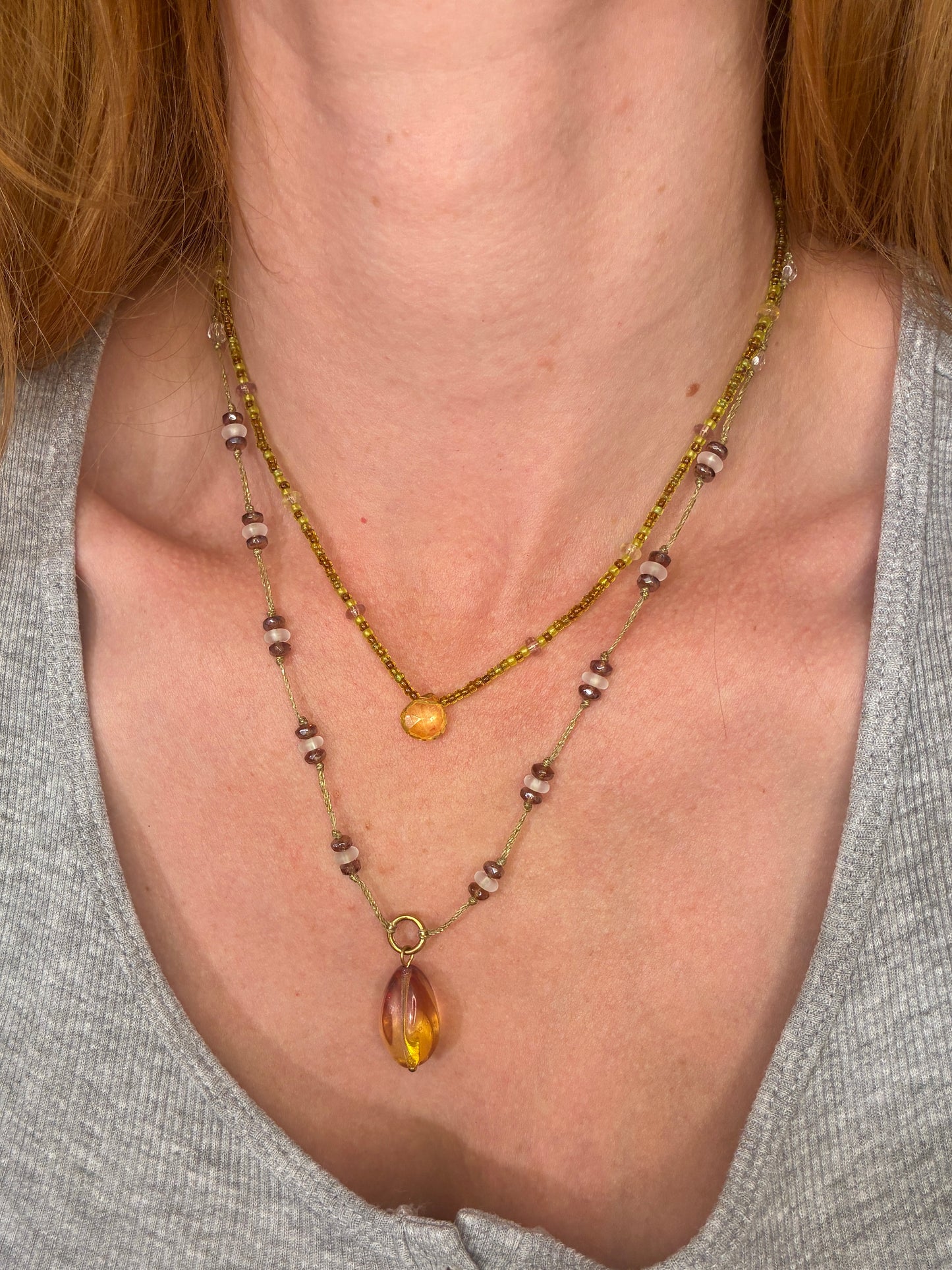 Collier L’heure Ambrée