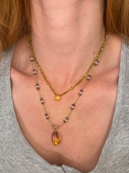 Collier L’heure Ambrée