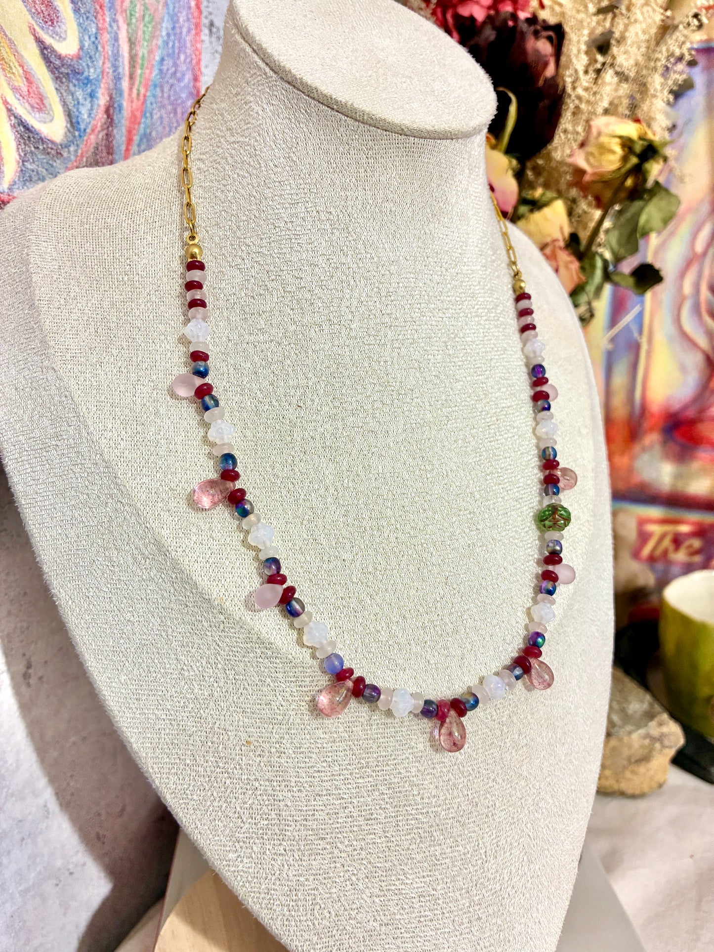 Collier Lady Dragée Rose