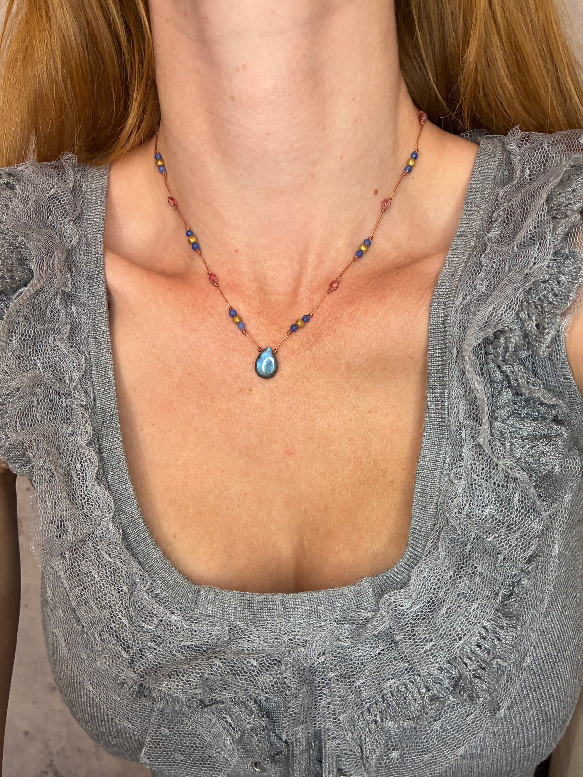 Collier Secret à cassis