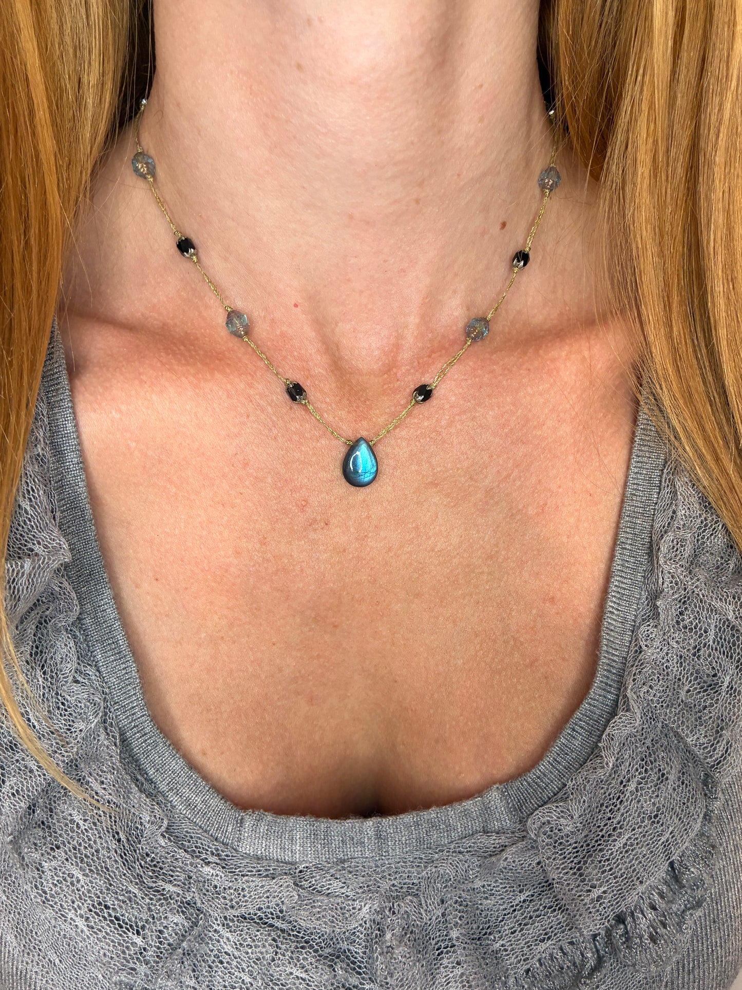 Collier Bleu de l’Escalet court 2
