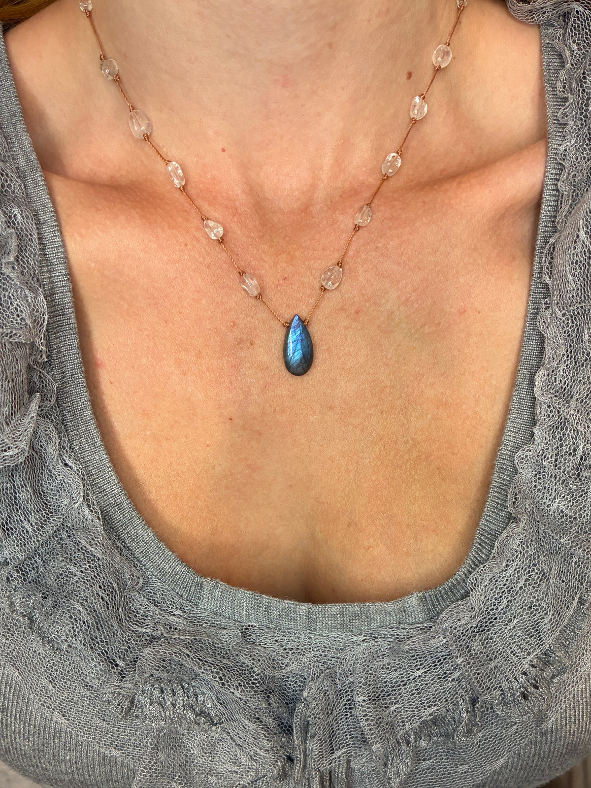 Collier Écume Azur