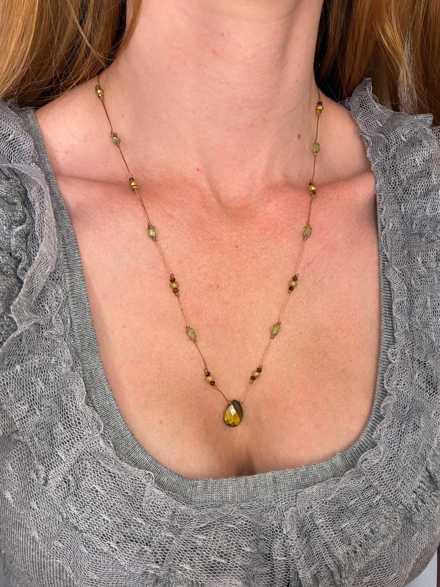 Collier sous l’olivier long