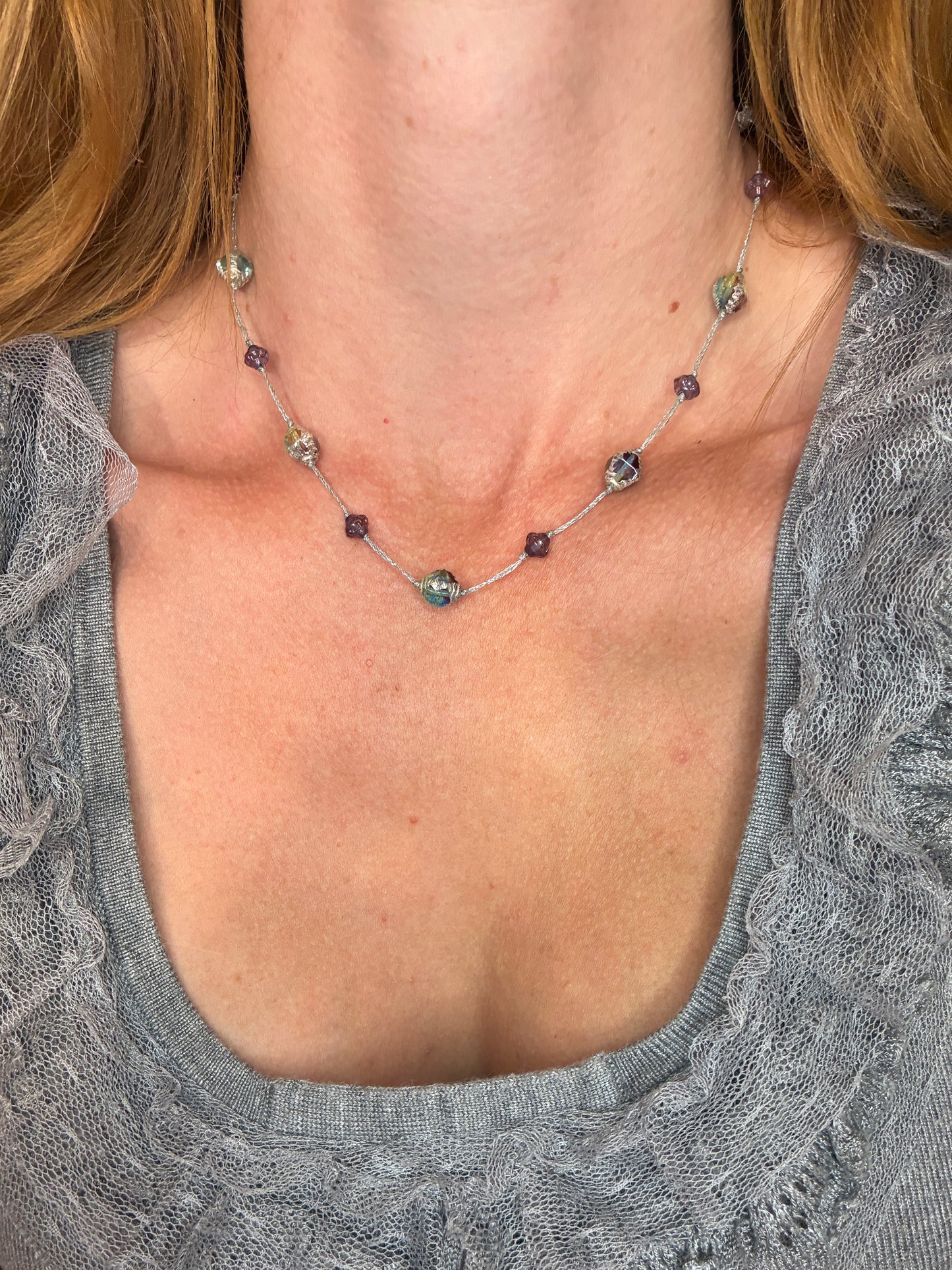 Collier Halte à Valensole argent