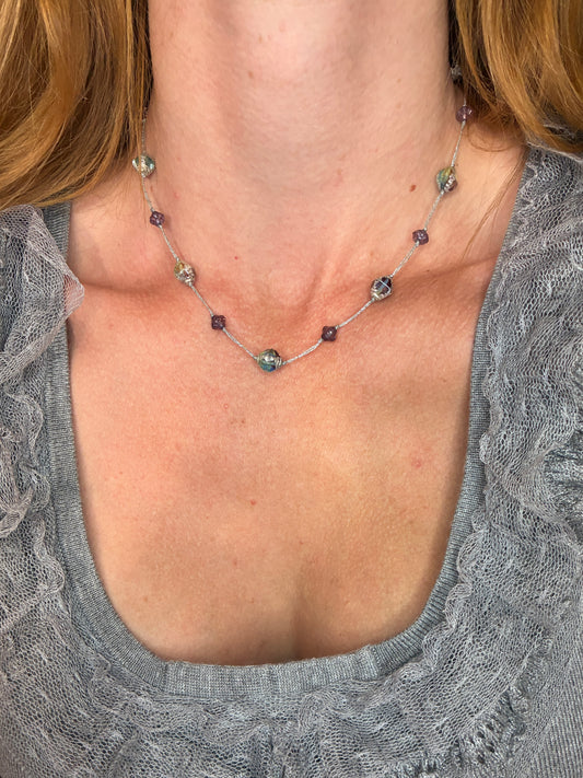 Collier Halte à Valensole argent