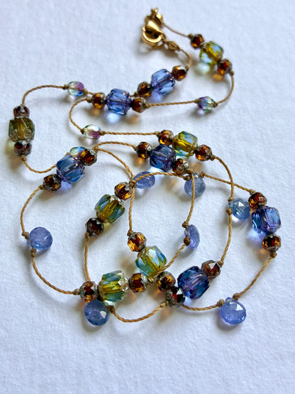 Collier Entre ciel et lavande
