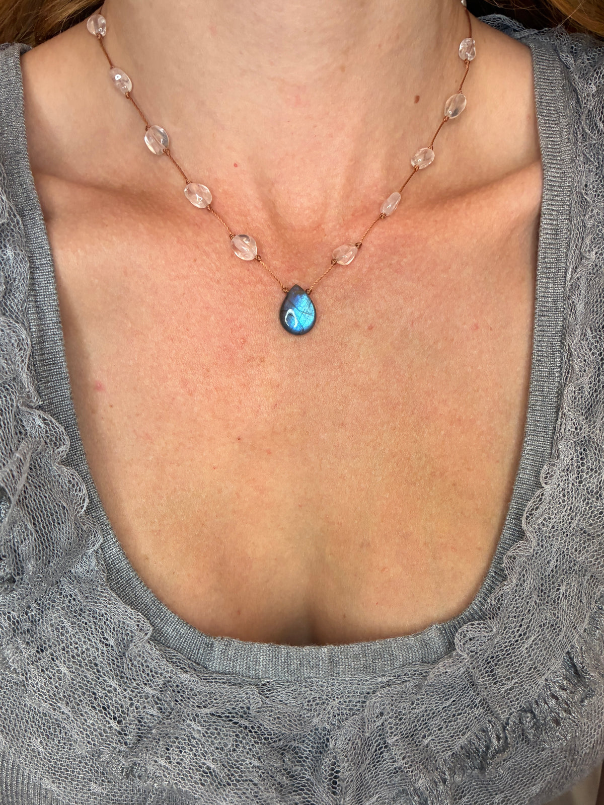 Collier Écume Azur