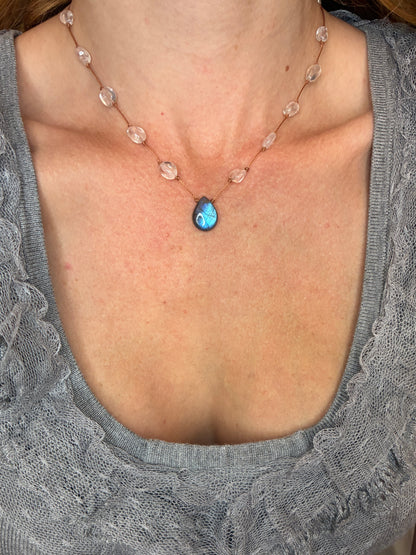 Collier Écume Azur
