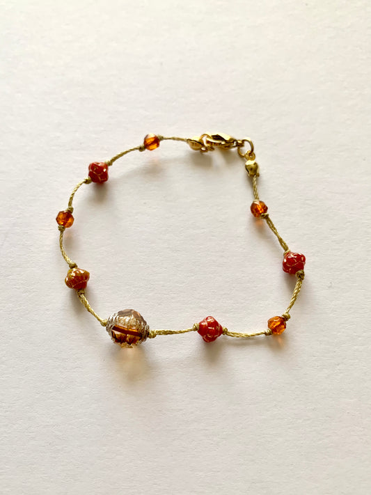 Bracelet Lanterne ambrée