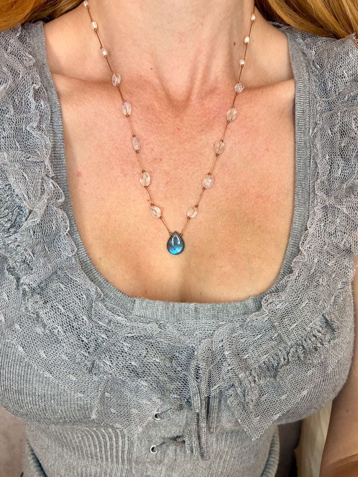Collier Écume Azur