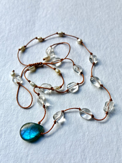 Collier Écume Azur