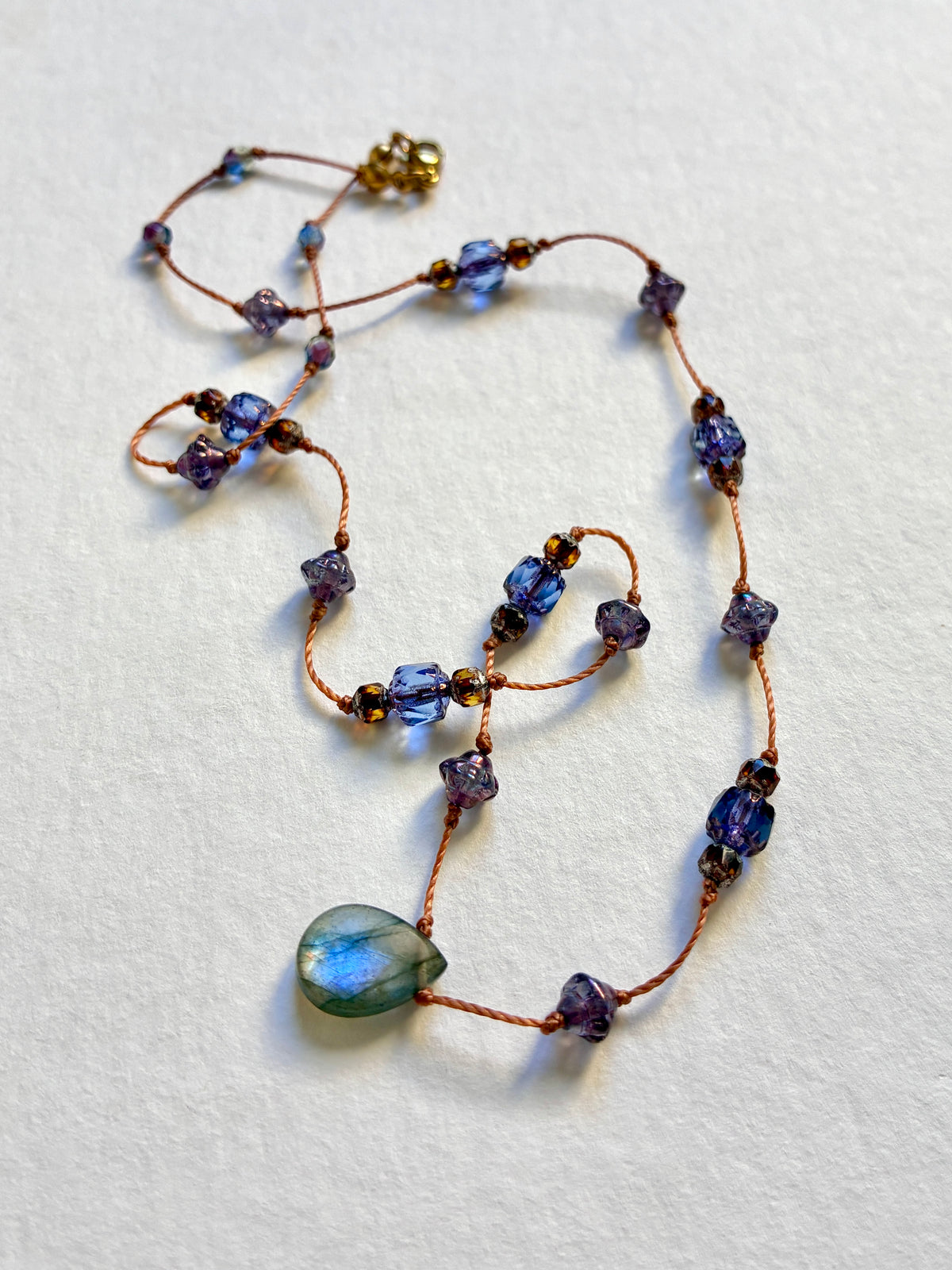 Collier Secret lavande 2
