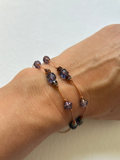 Duo bracelets Secret lavande