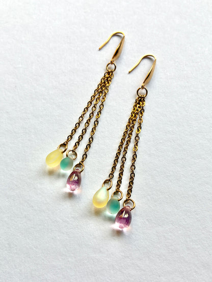 Boucles d’oreilles Gouttes Sorbet