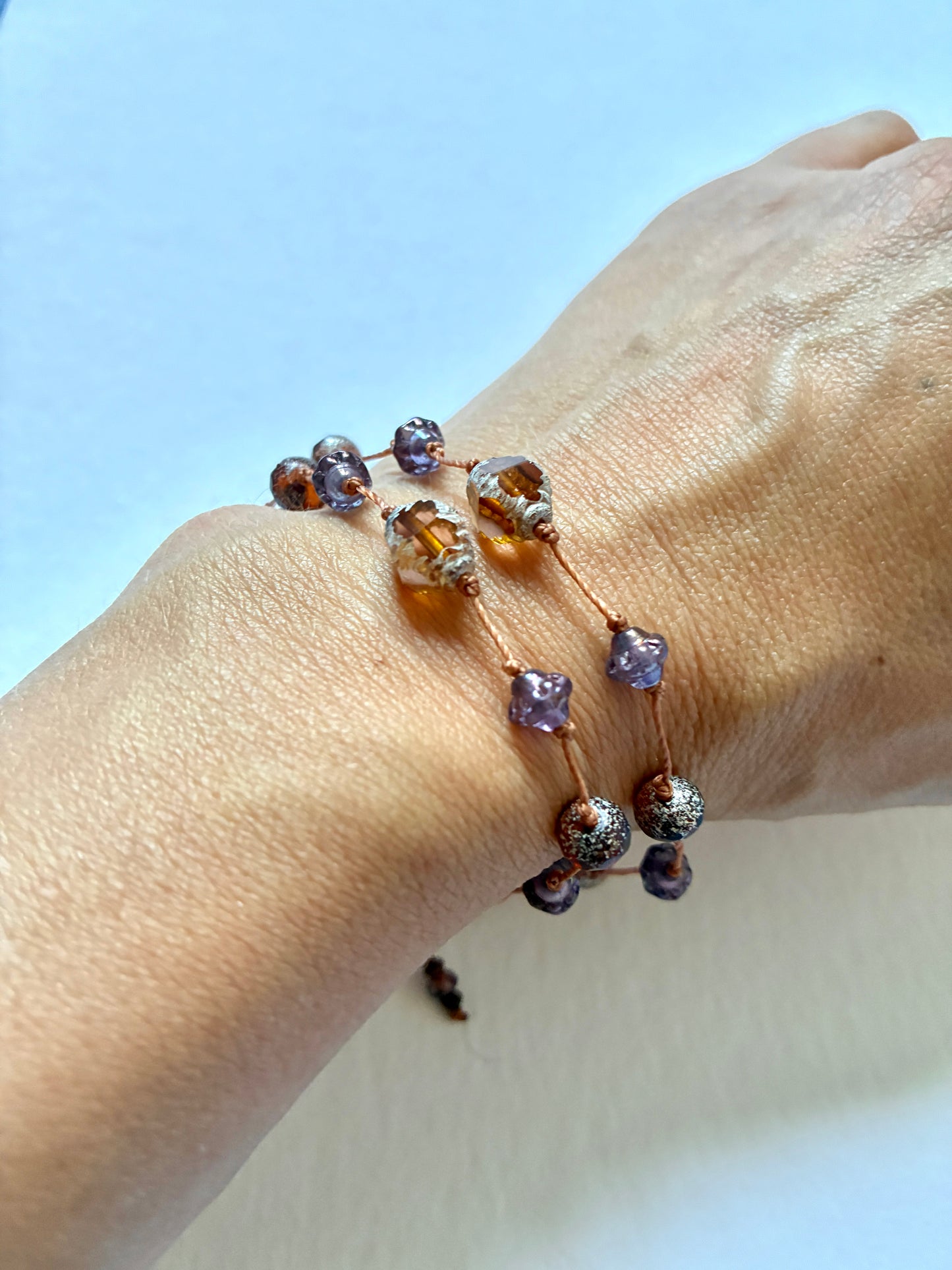 Bracelets Duo Miel de lavande