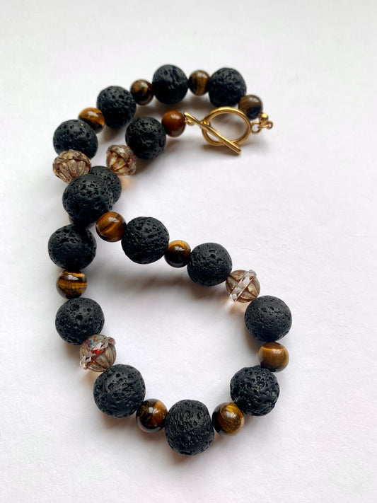 Collier Coupole de Lave