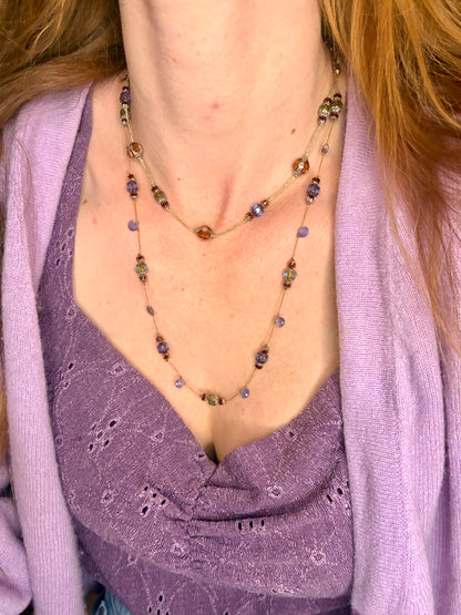 Collier Entre ciel et lavande