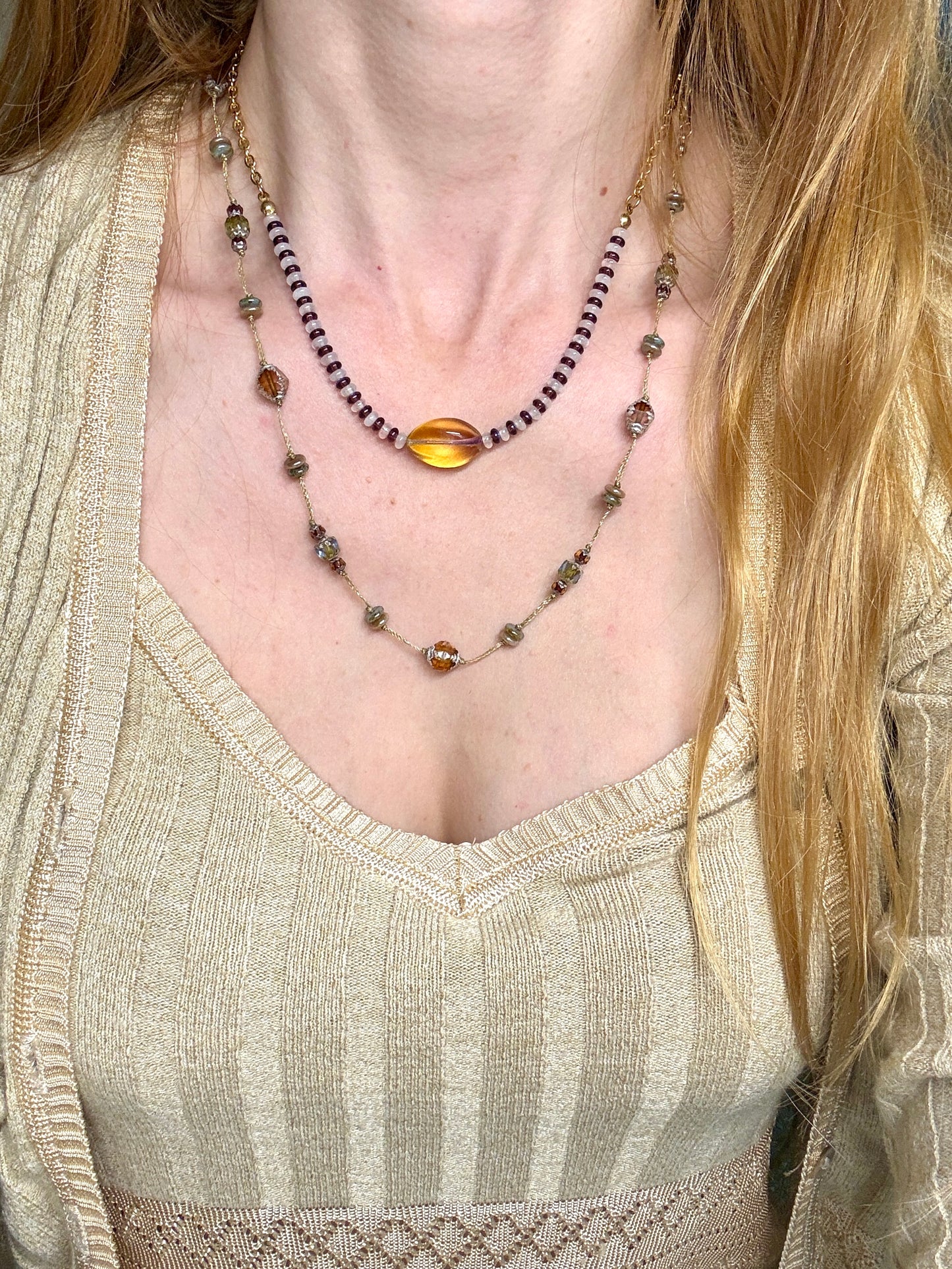 Collier L’heure Ambrée