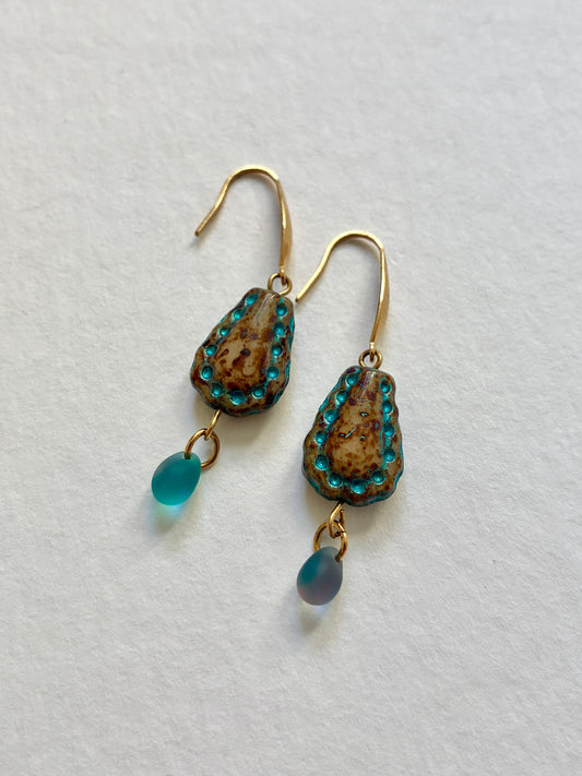 Boucles d’oreilles Larmes d’Azur