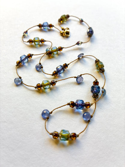 Collier Entre ciel et lavande