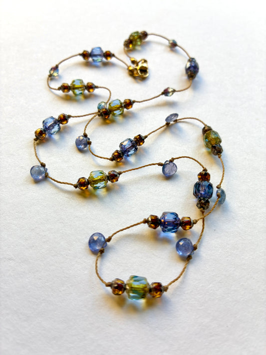 Collier Entre ciel et lavande