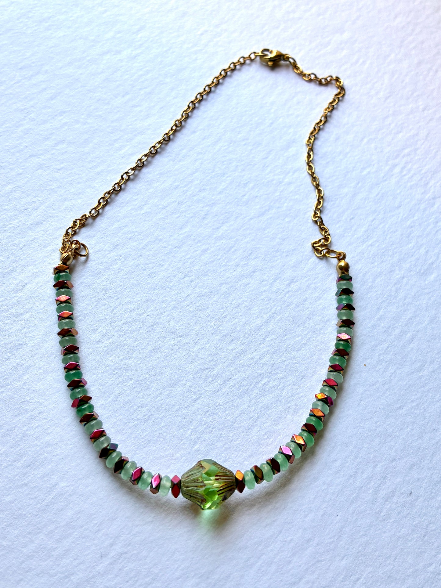 Collier Sortilège vert