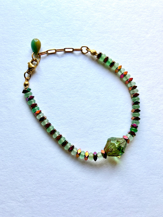 Bracelet Sortilège vert