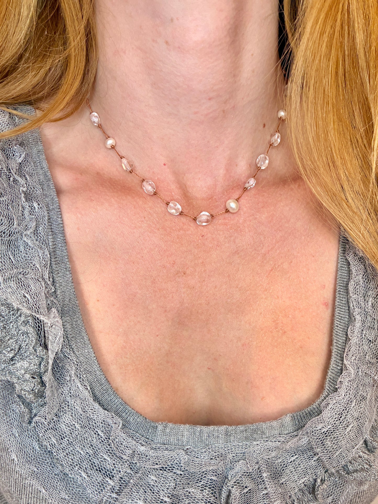 Collier Perles d’écume
