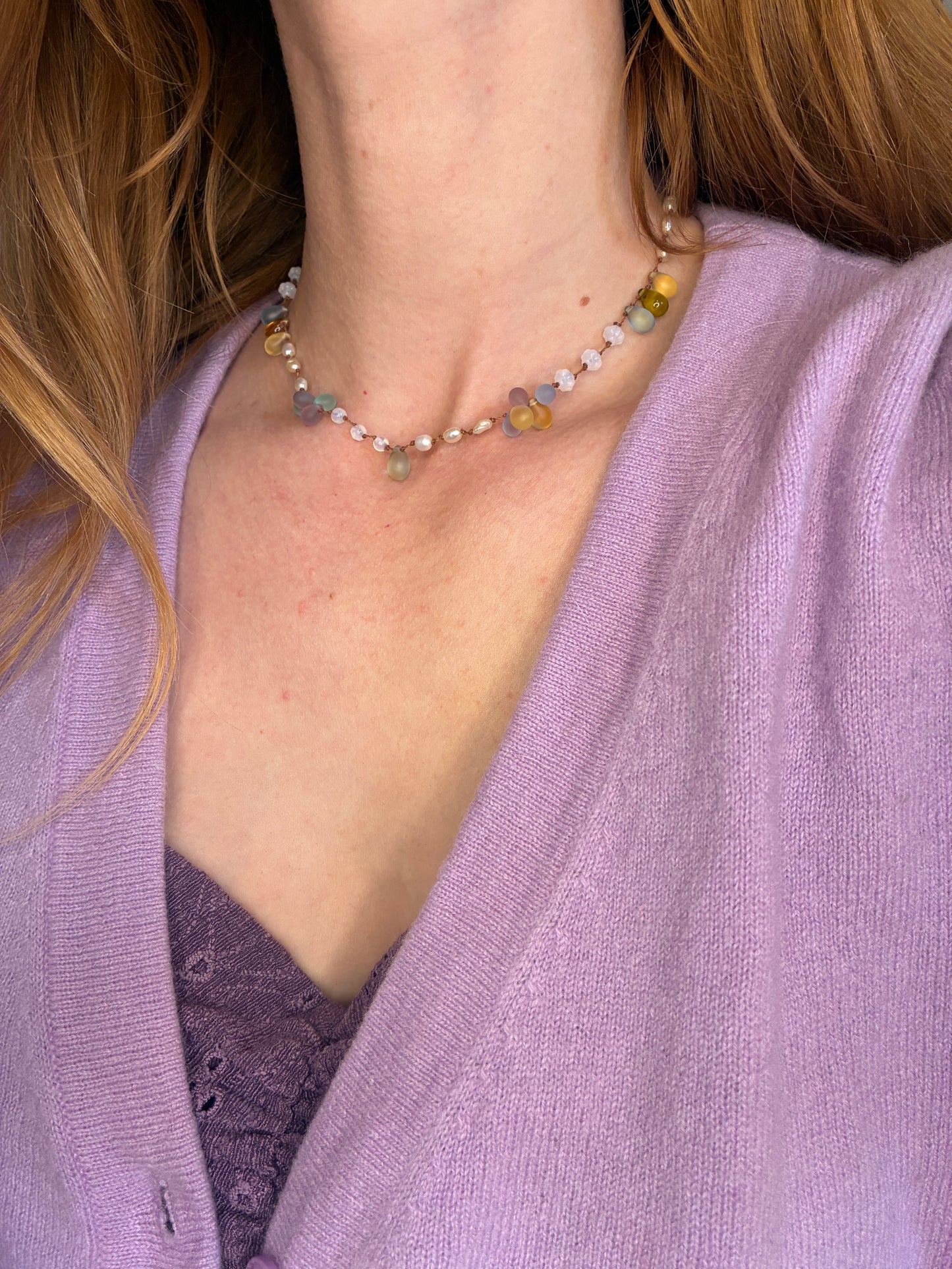 Collier Rosée de Printemps court