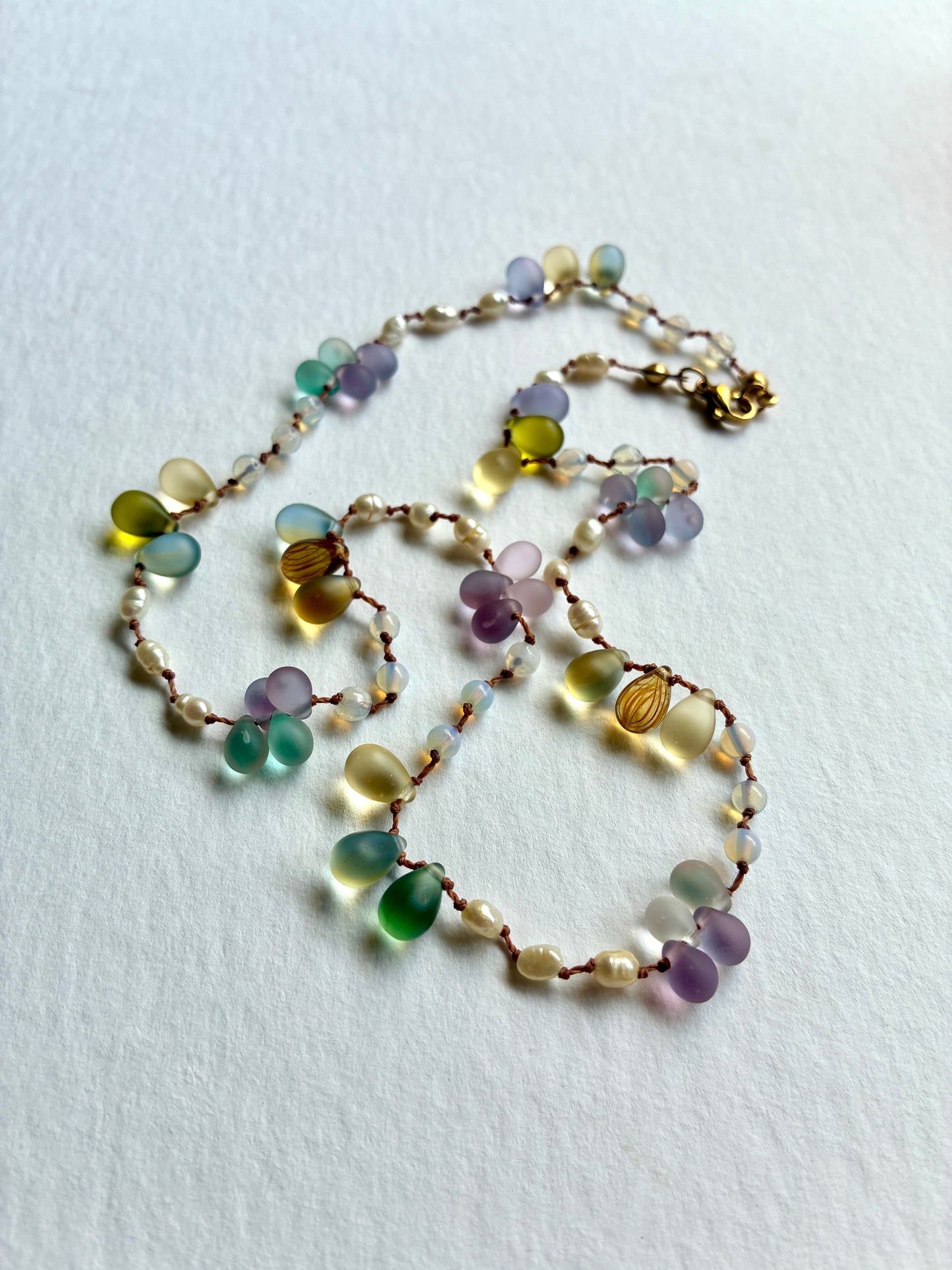 Collier Rosée de Printemps long