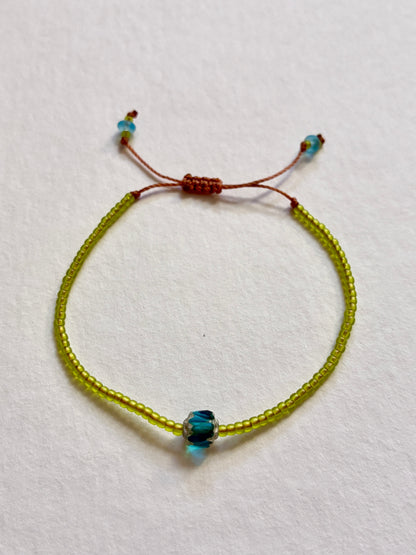 Bracelet Citron bleu