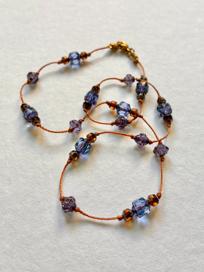 Collier Secret lavande